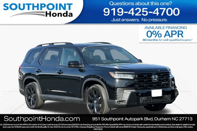 2026 Honda Pilot Black Edition