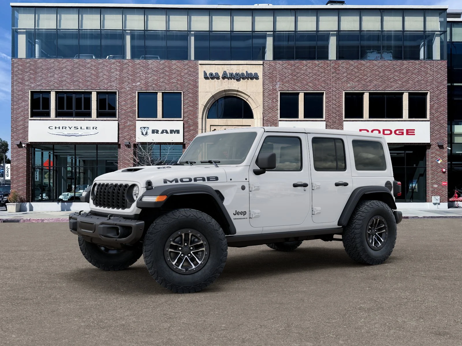 New 2026 Bright White Clear-Coat Exterior Paint Jeep Moab 392 image 35