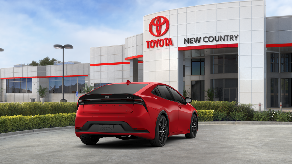 New 2026 Supersonic Red Toyota XLE AWD image 9