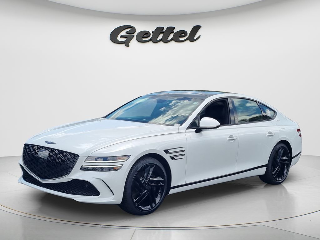New 2027 White Genesis 3.5T PRESTIGE BLACK image 1