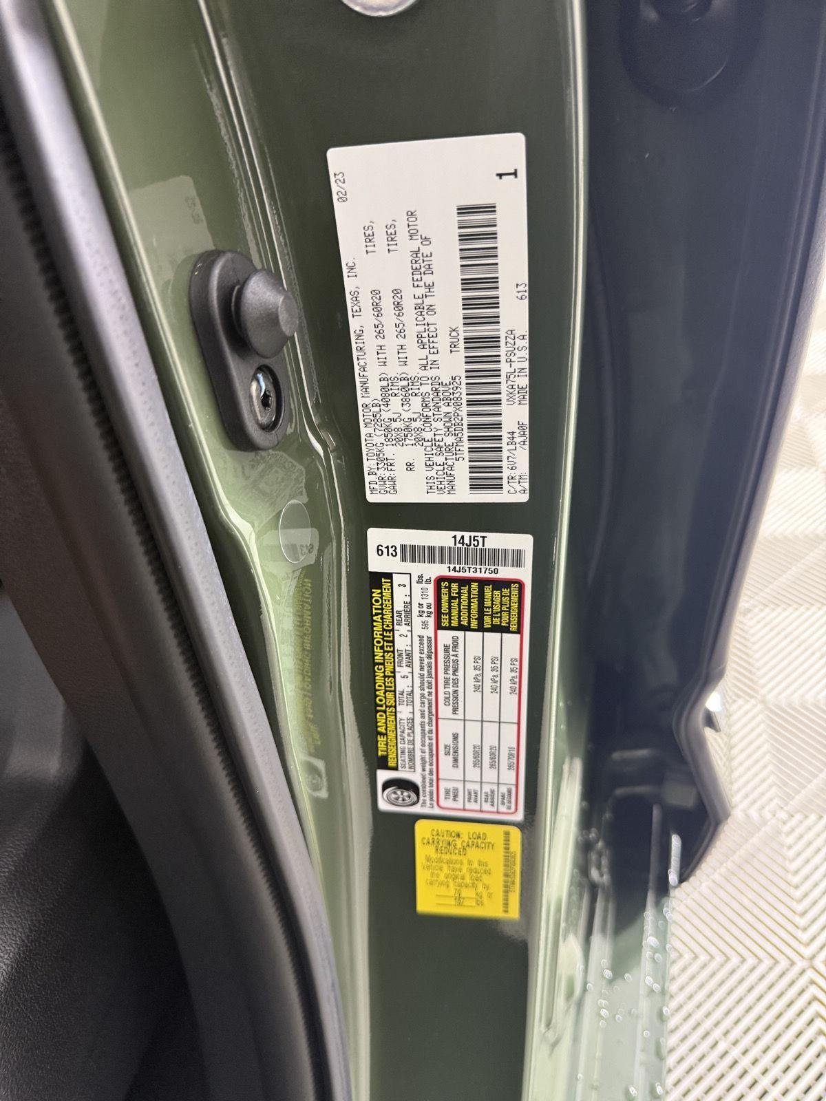 Used 2023 Army Green Toyota 1794 Edition image 23