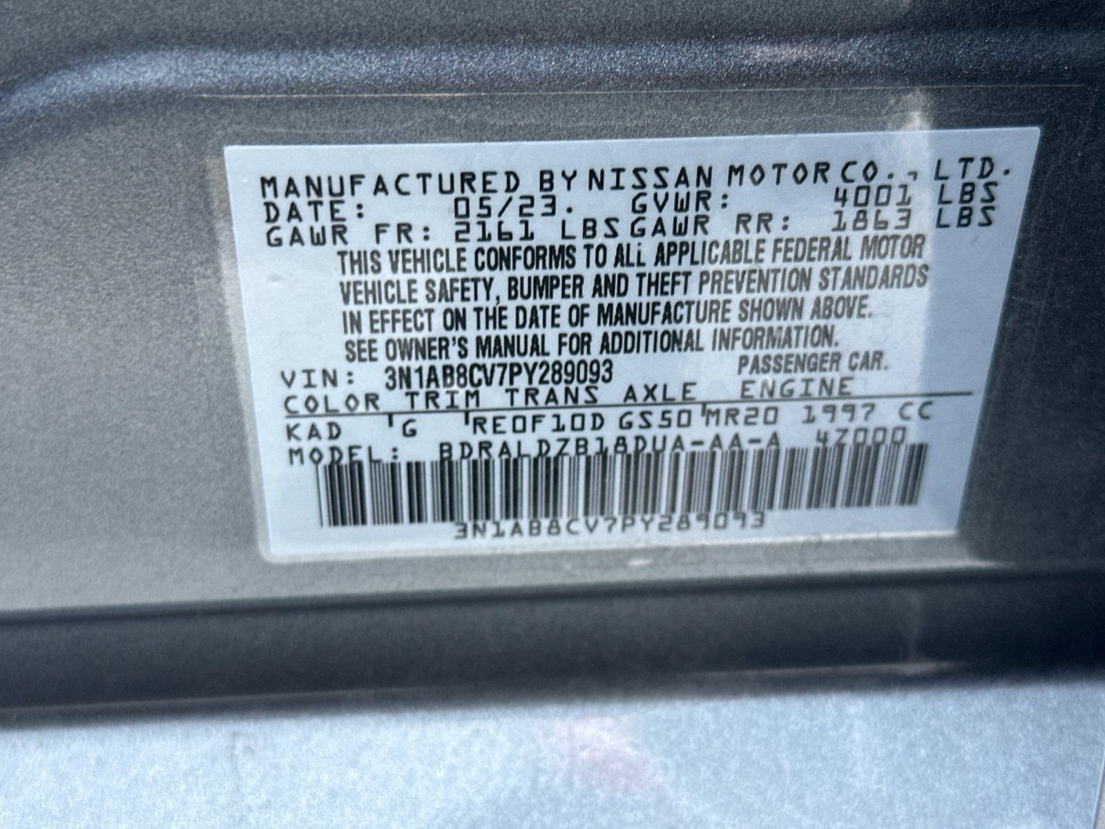 Used 2023 Gun Metallic Nissan SV image 25