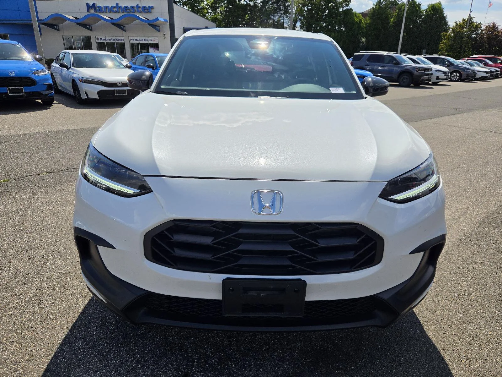 Used 2024 Platinum White Pearl Honda Sport image 2