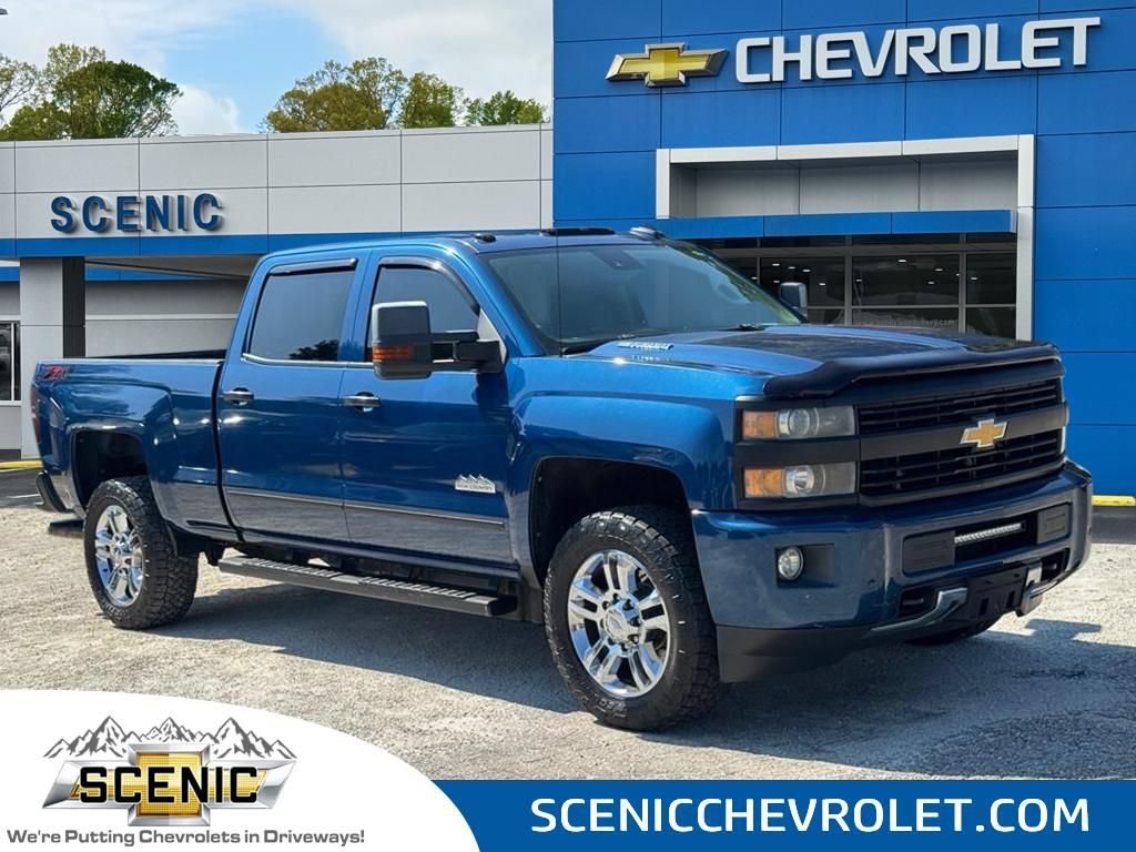 Used 2015 DEEP OCEAN BLUE METALLIC Chevrolet High Country image 1
