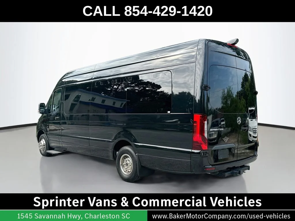 Used 2023 Obsidian Black Metallic Mercedes-Benz LA West Executive Shuttle image 3