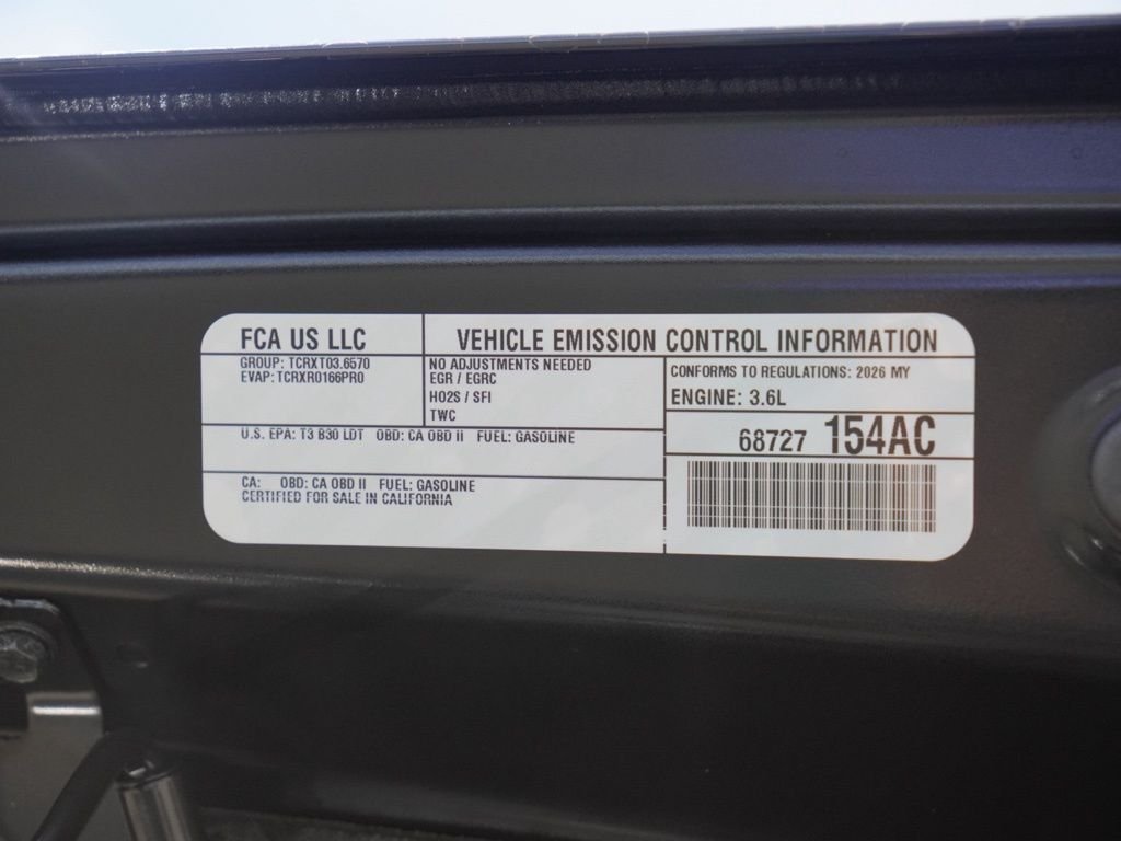 New 2026 Black Clear-Coat Exterior Paint Jeep Sport S image 29