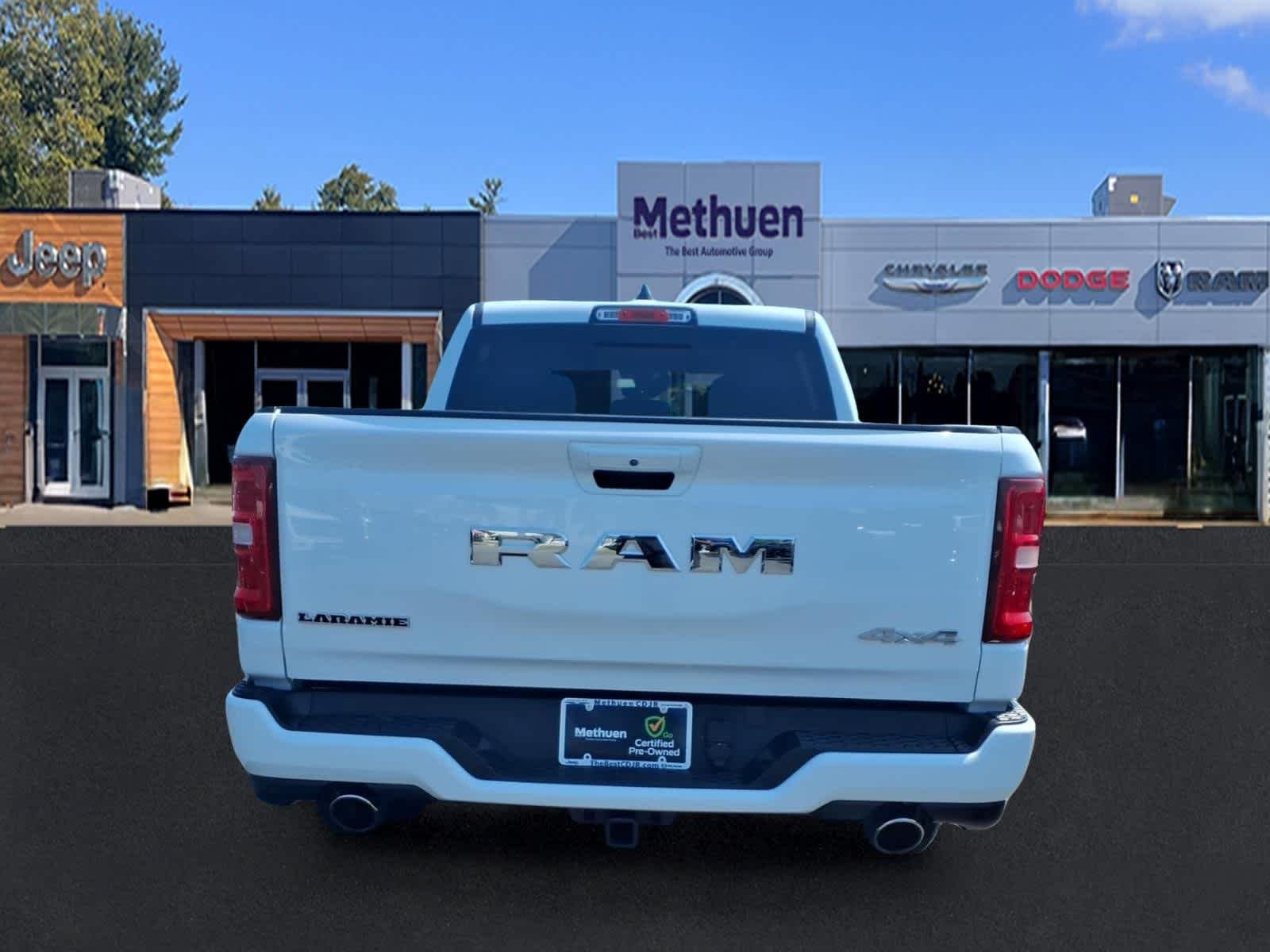 Used 2025 Bright White Clearcoat Ram Laramie image 5