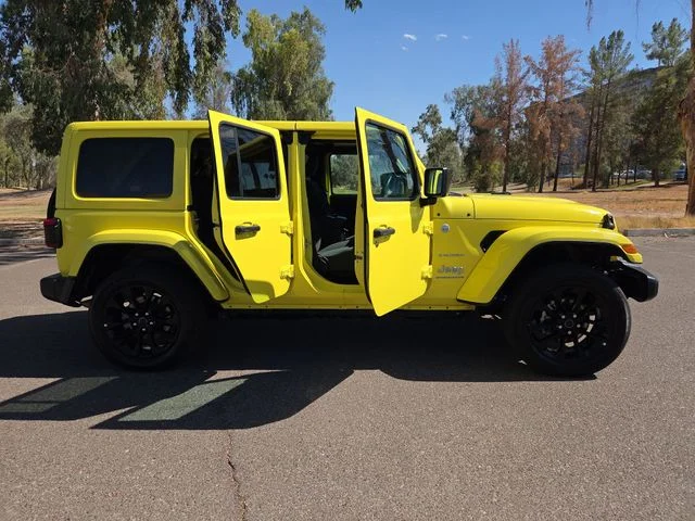 Used 2024 Yellow Jeep Sahara 4xe image 8