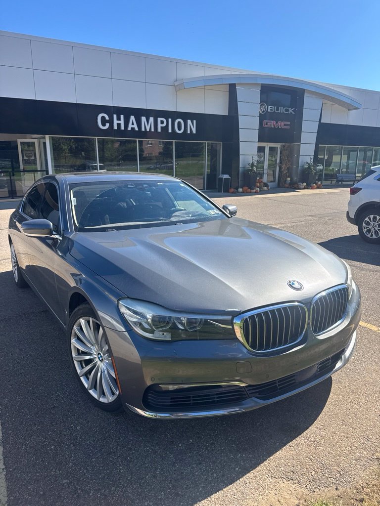 Used 2016 Gray Metallic BMW 740i image 2