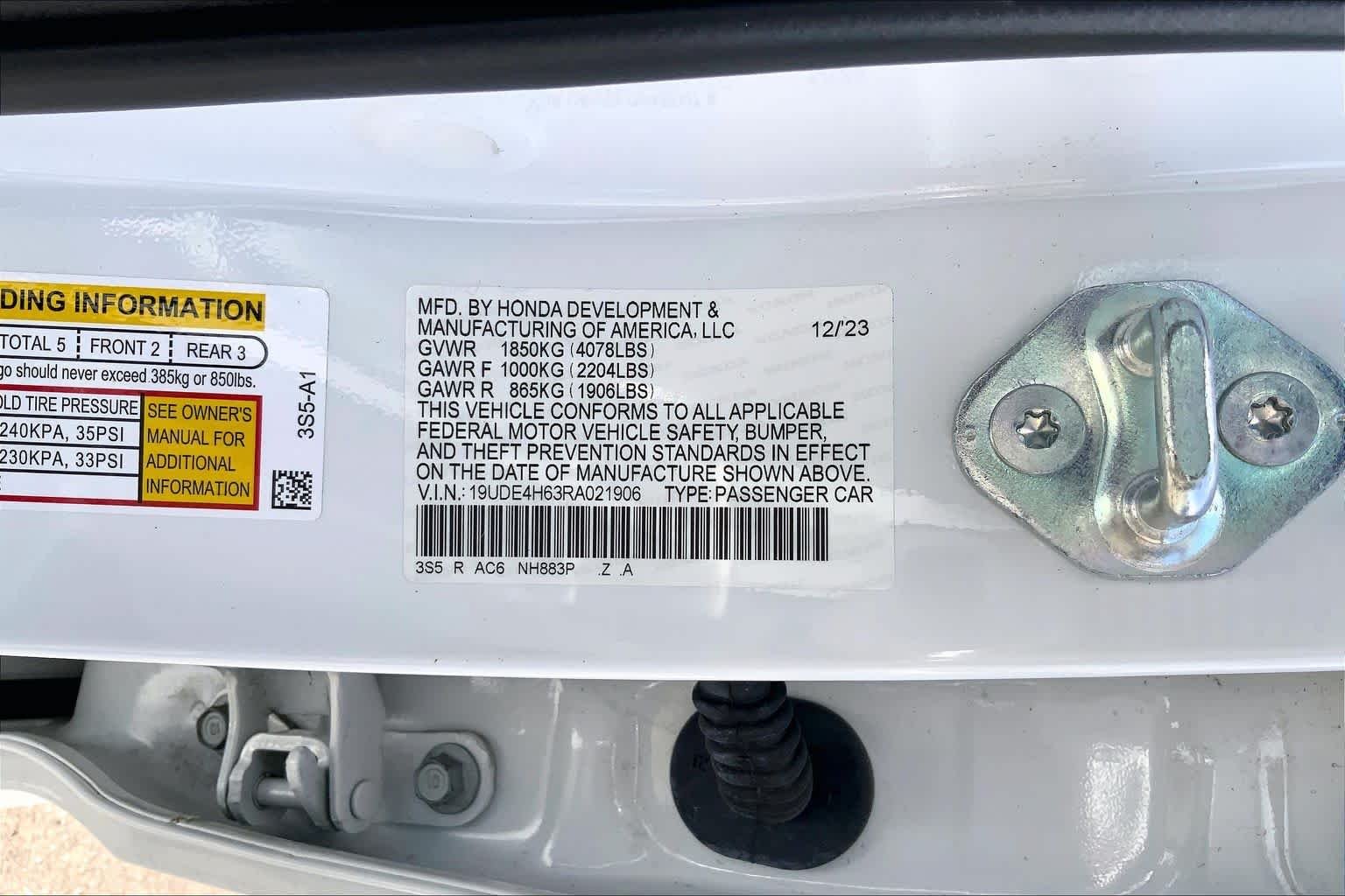 Certified Used 2024 Platinum White Pearl Acura A-SPEC TECH image 37