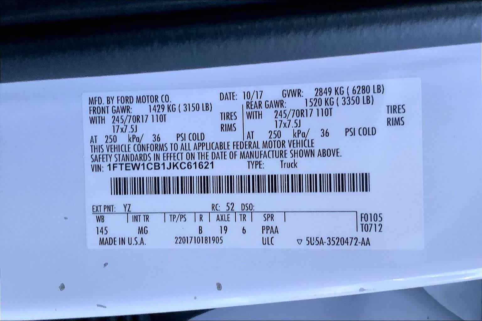 Used 2018 Oxford White Ford XLT image 31