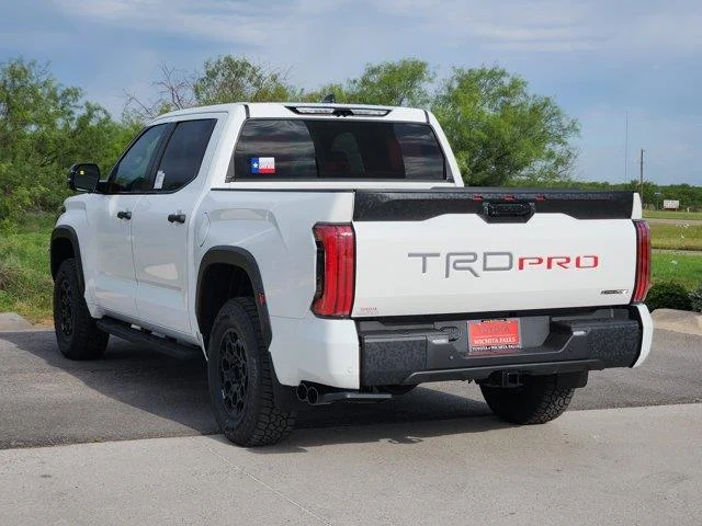 New 2026 White Toyota TRD Pro 4x4 CrewMax 5.5 ft. box 145.7 in. WB image 3