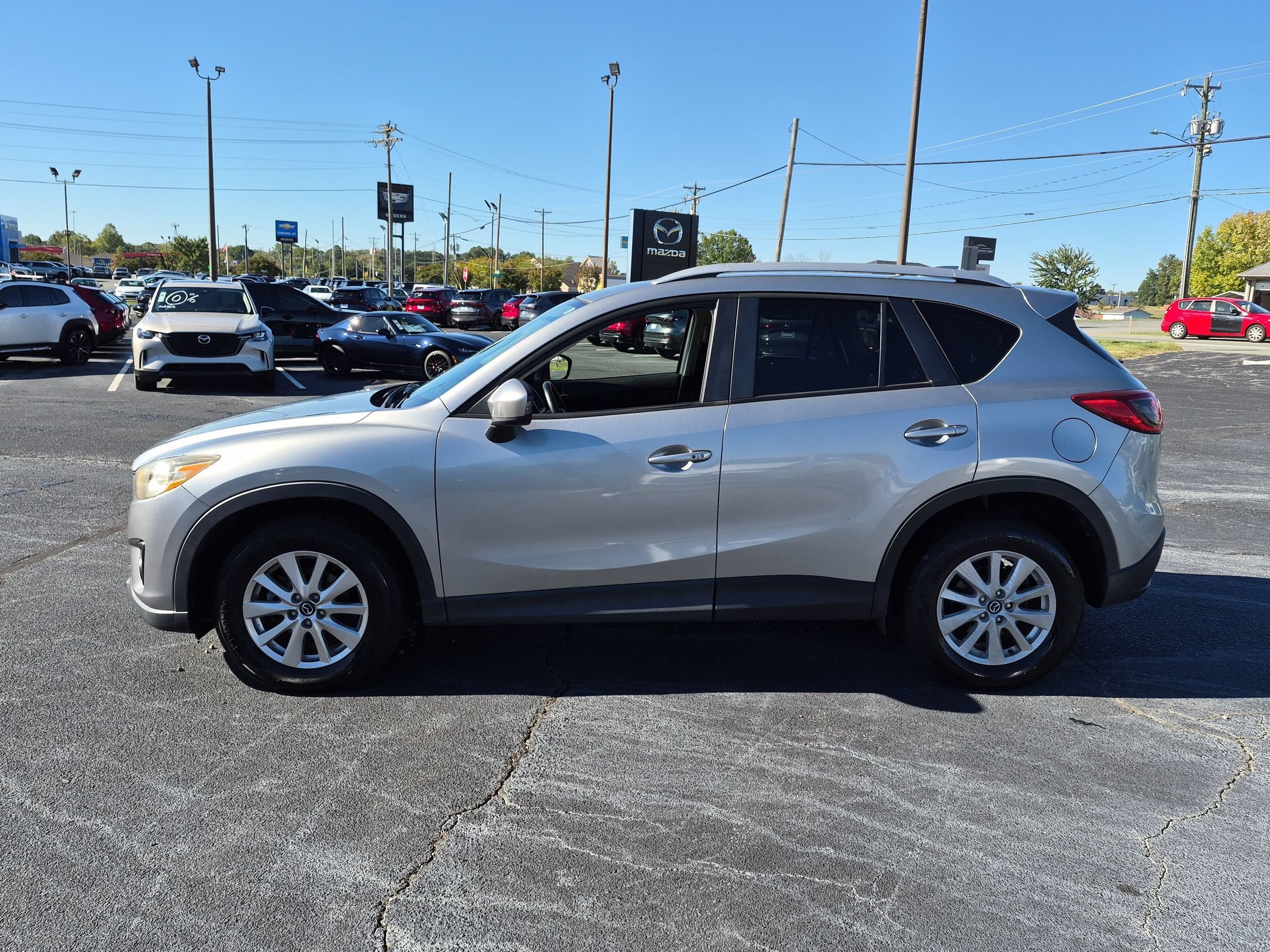 Used 2015 Mazda CX-5 Touring with VIN JM3KE2CY6F0435595 for sale in Burlington, NC