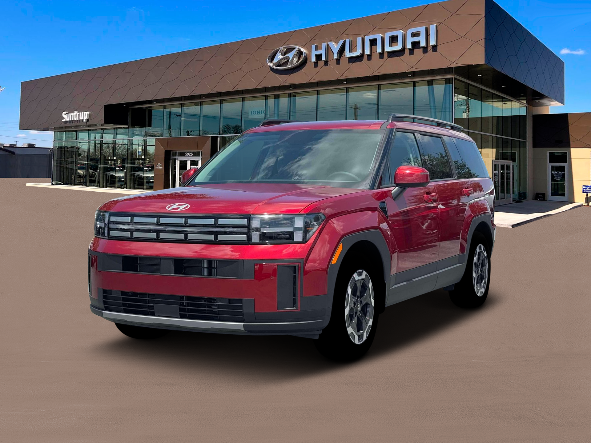 New 2026 Ultimate Red Hyundai SEL AWD image 1