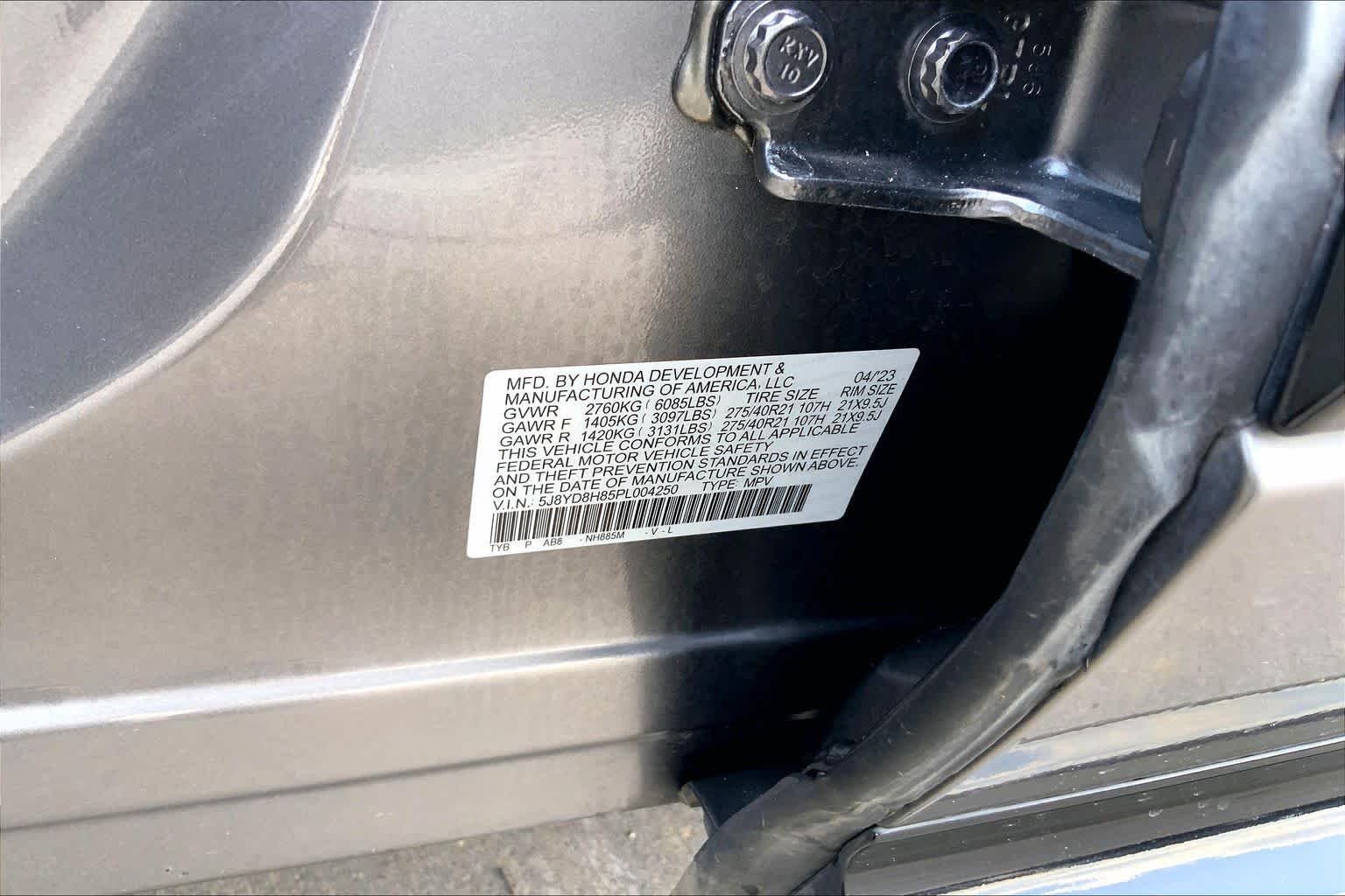 Certified Used 2023 Liquid Carbon Metallic Acura Type S AWD with Performance Wheel & Tire image 37