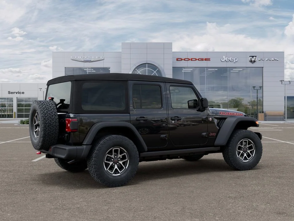 New 2025 Black Clear-Coat Exterior Paint Jeep Rubicon image 4