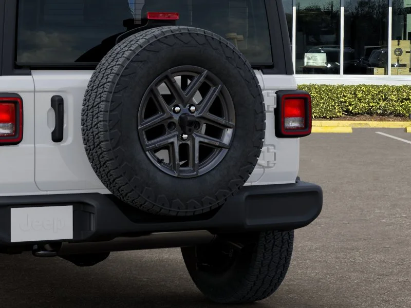 New 2026 Bright White Clear-Coat Exterior Paint Jeep Sport S image 45