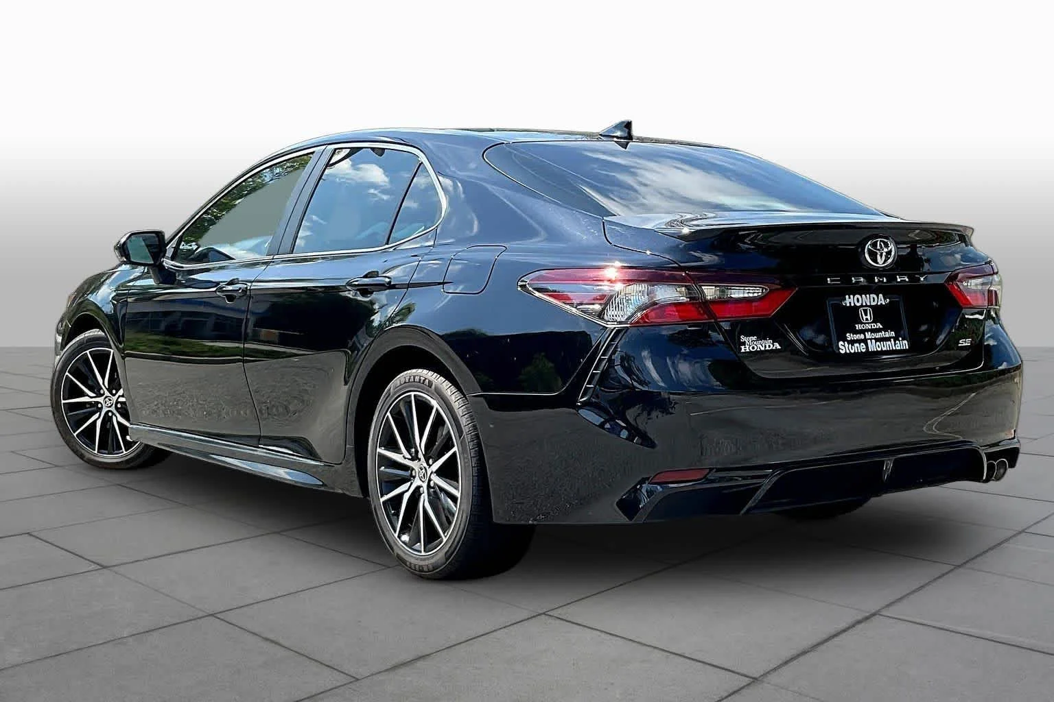 Used 2024 Midnight Black Metallic Toyota SE Nightshade image 12