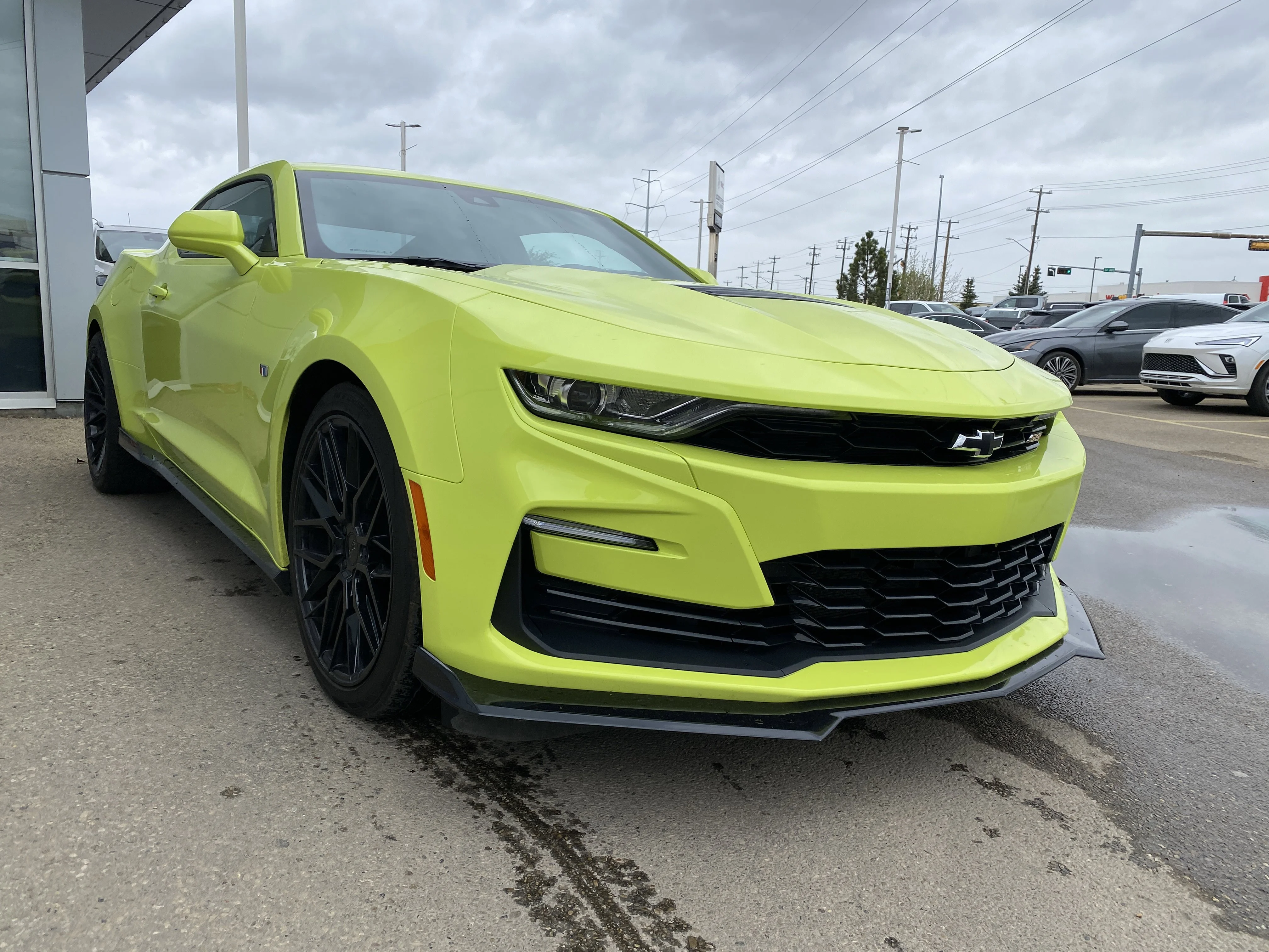 Certified Used 2021 Green Chevrolet 2dr Cpe 2SS * LEATHER * NAVIGATION * 6.2L V8 * image 6