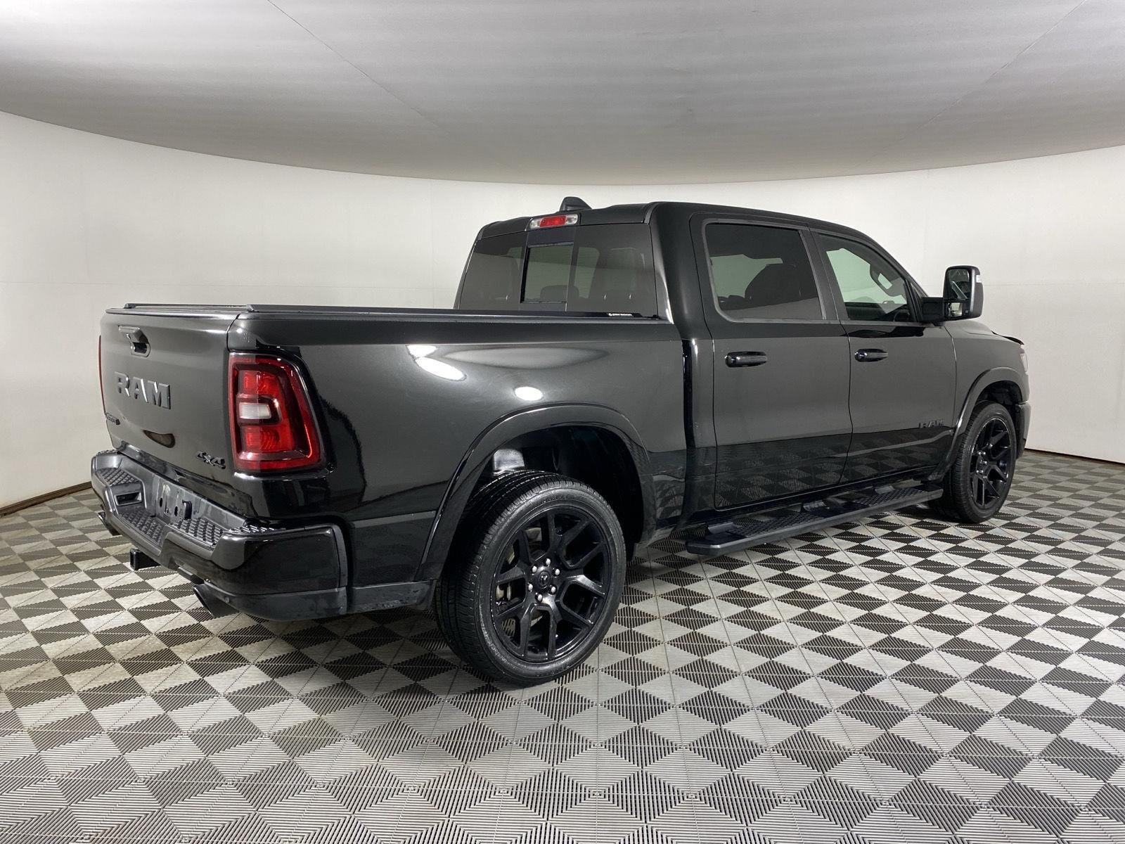 Used 2025 Diamond Black Crystal Pearlcoat Ram Laramie image 17