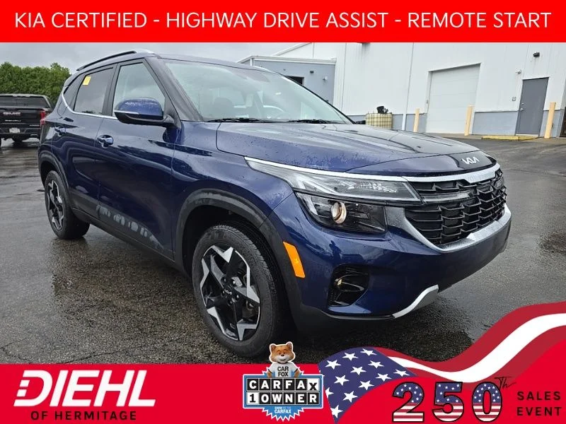 Used 2025 Blue Kia EX image 1