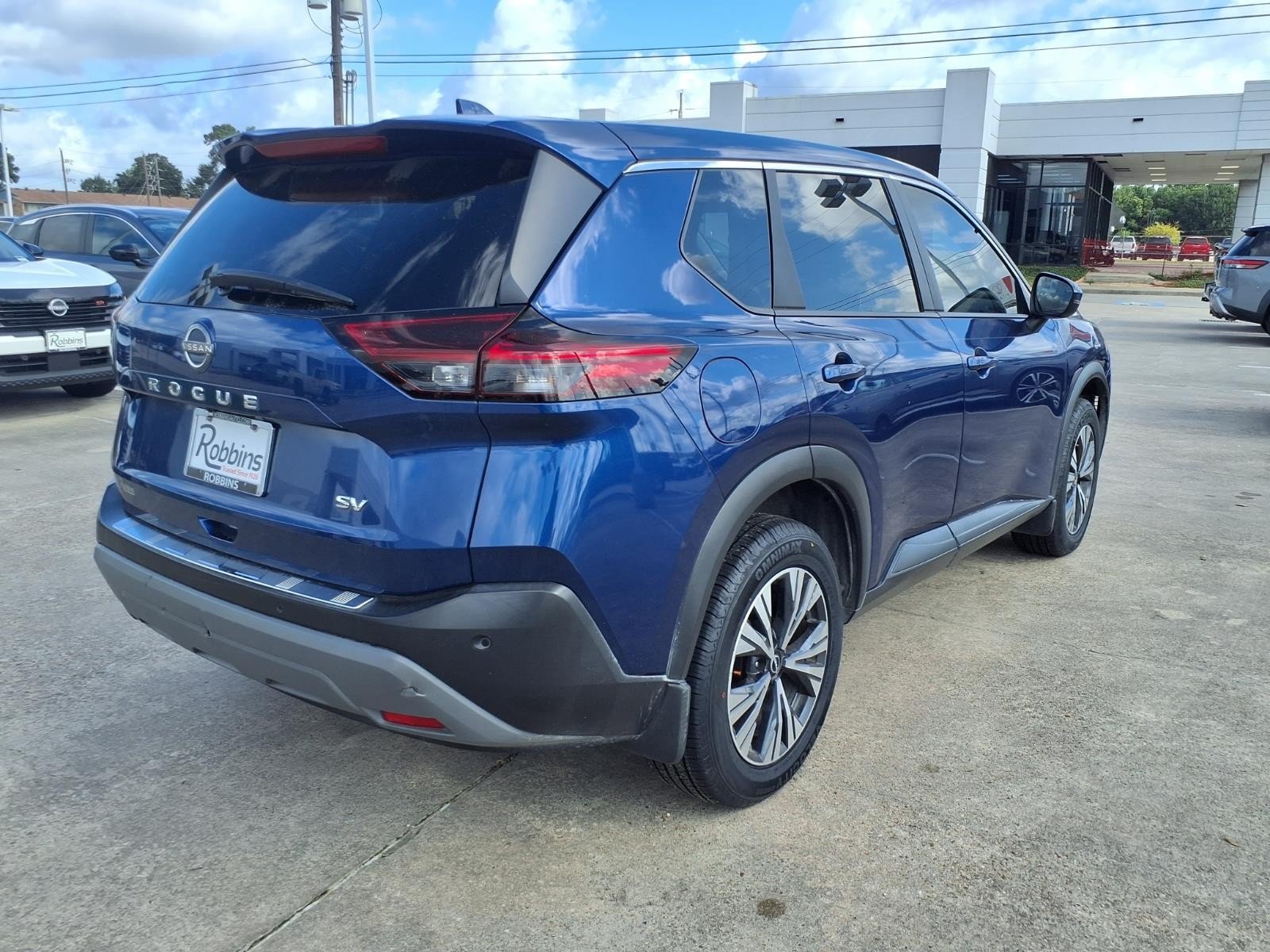 2022 Nissan Rogue SV Blue at Robbins Nissan