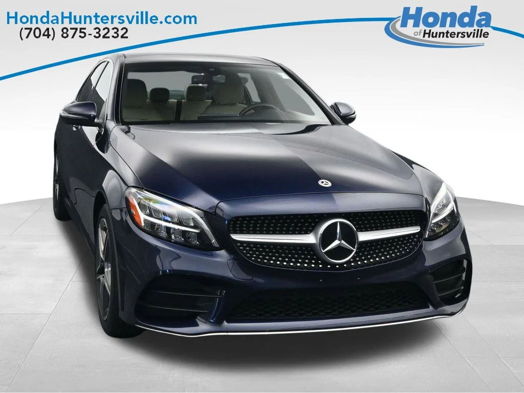 Used 2021 Brilliant Blue Metallic Mercedes-Benz C 300 image 1