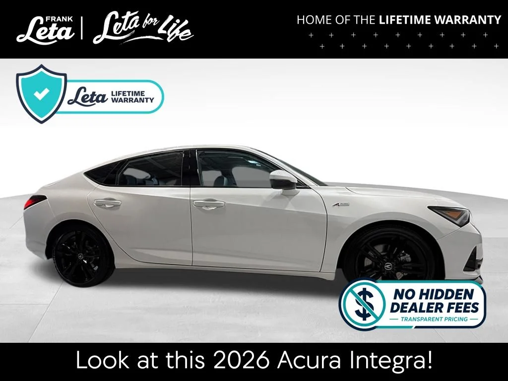 New 2026 White Acura A-Spec Tech Package image 7
