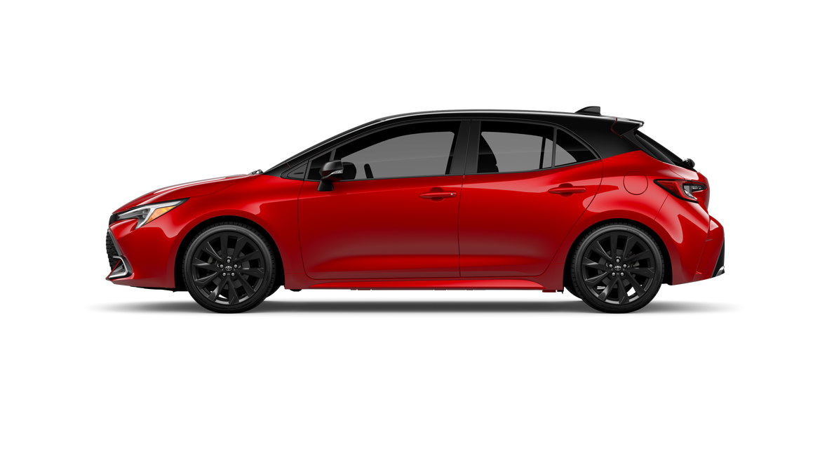 New 2027 Finish Line Red with Black roof Toyota XSE image 25
