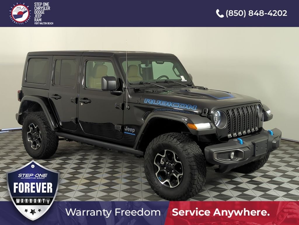 Used 2023 Black Jeep Rubicon 4xe image 8