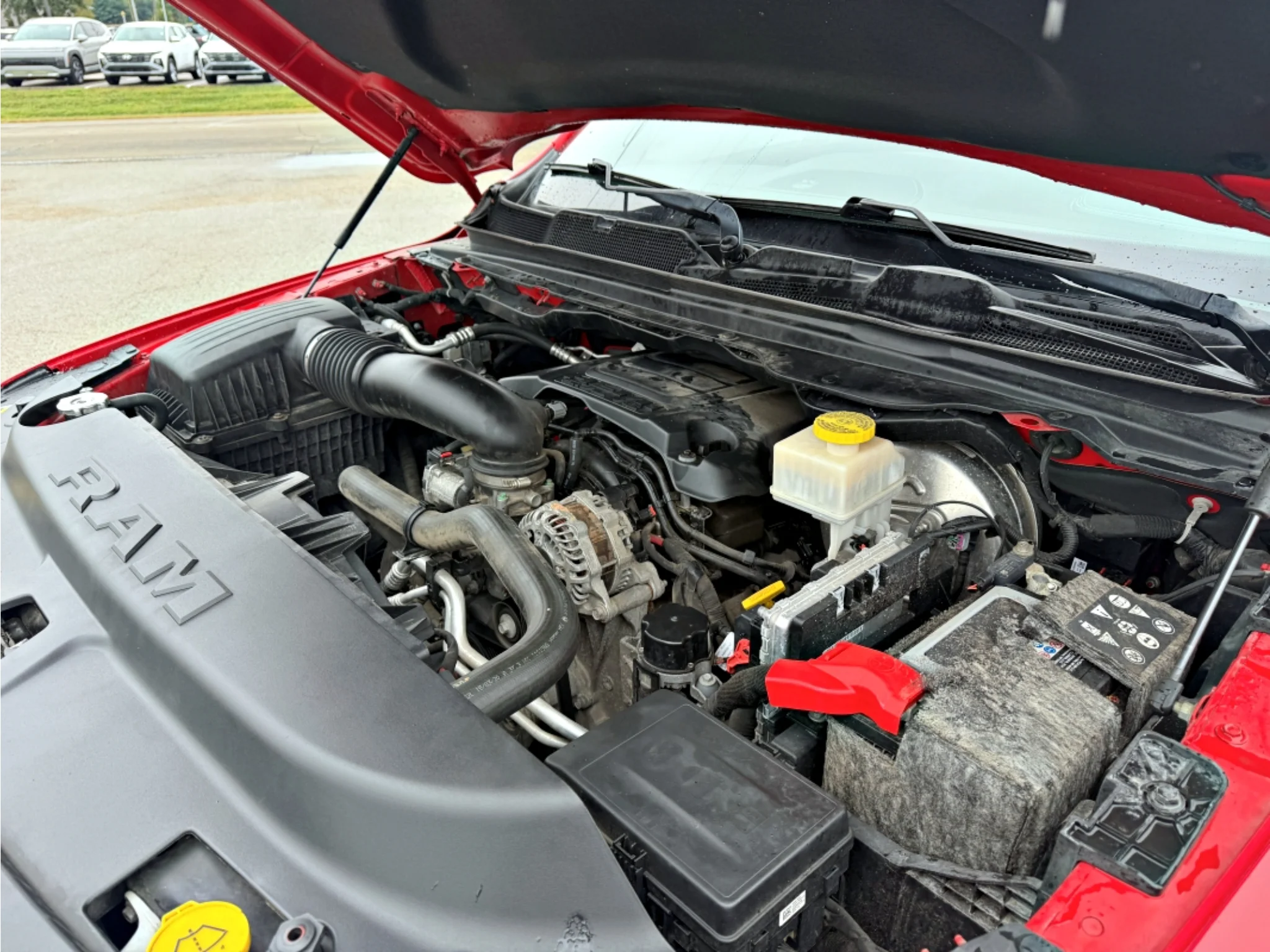 Used 2020 Flame Red Clearcoat Ram Laramie image 24