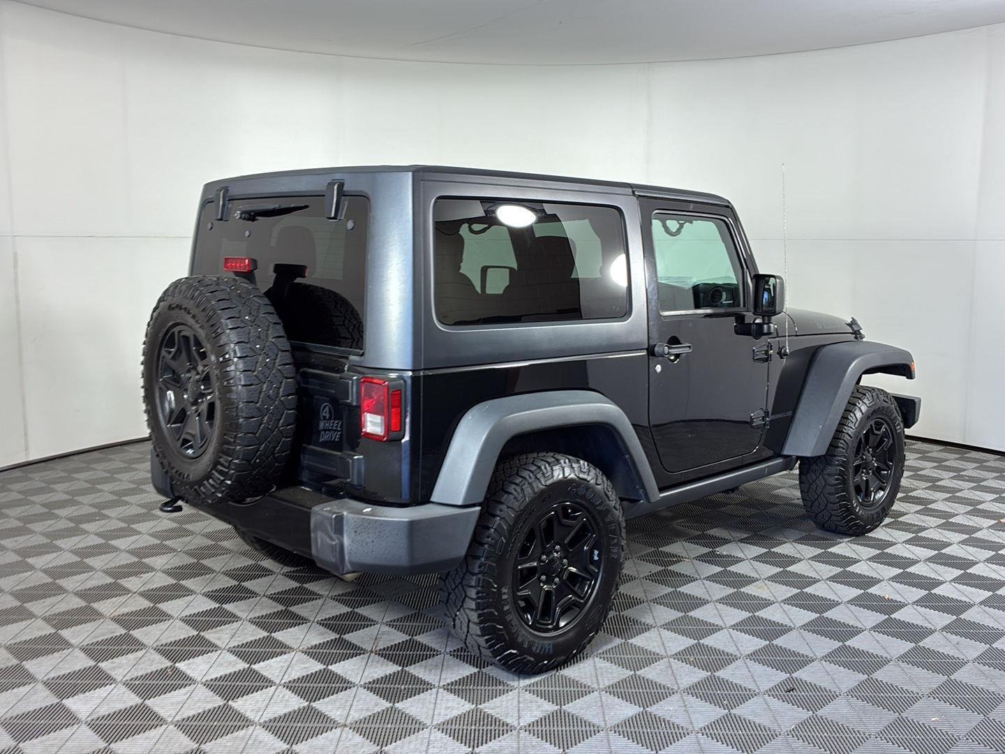 Used 2015 Black Clearcoat Jeep Willys Wheeler image 5