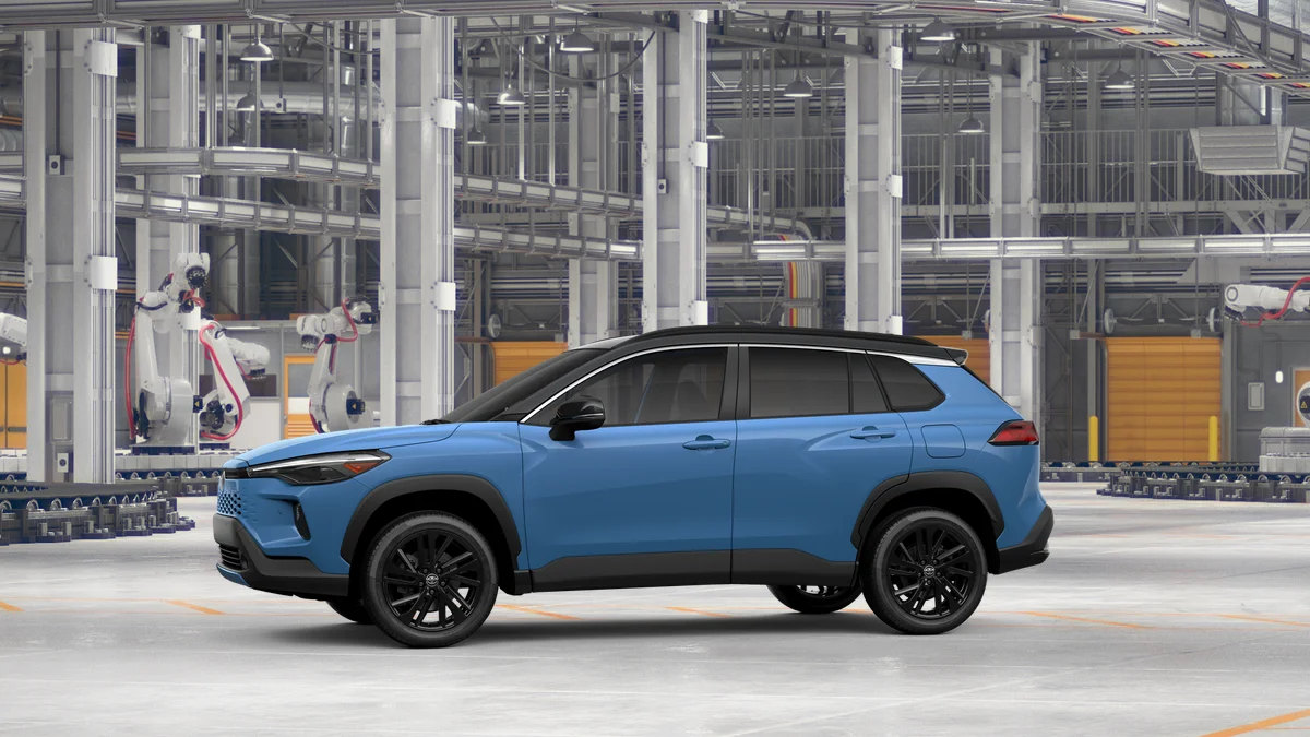 New 2026 Cavalry Blue Toyota Hybrid XSE image 3