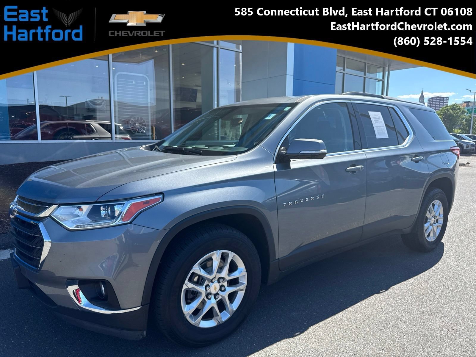 Used 2018 SATIN STEEL METALLIC Chevrolet LT Leather image 1