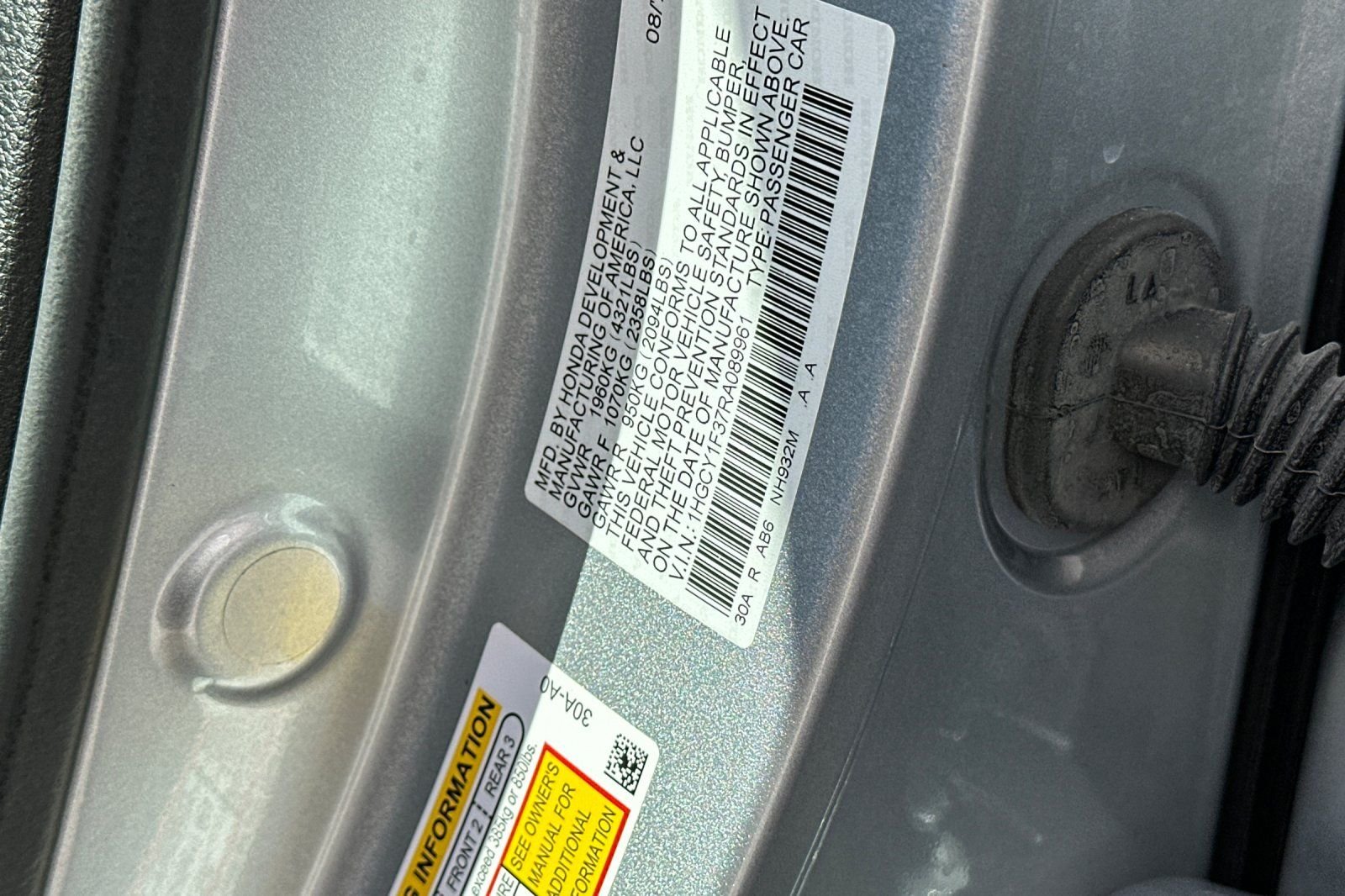 Used 2024 Gray Honda EX image 33