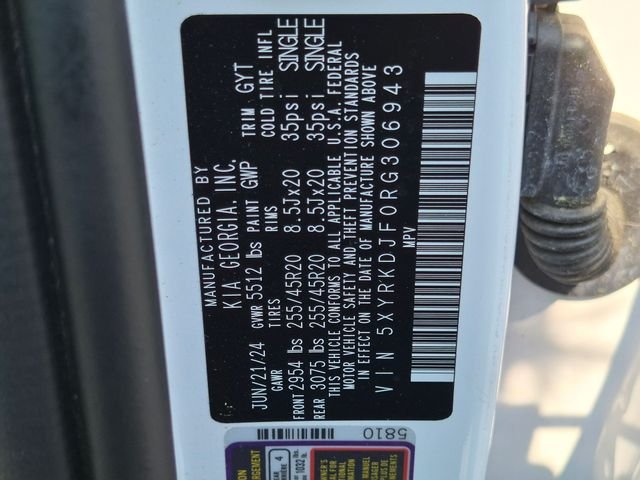 Certified Used 2024 White Kia X-Line SX image 47