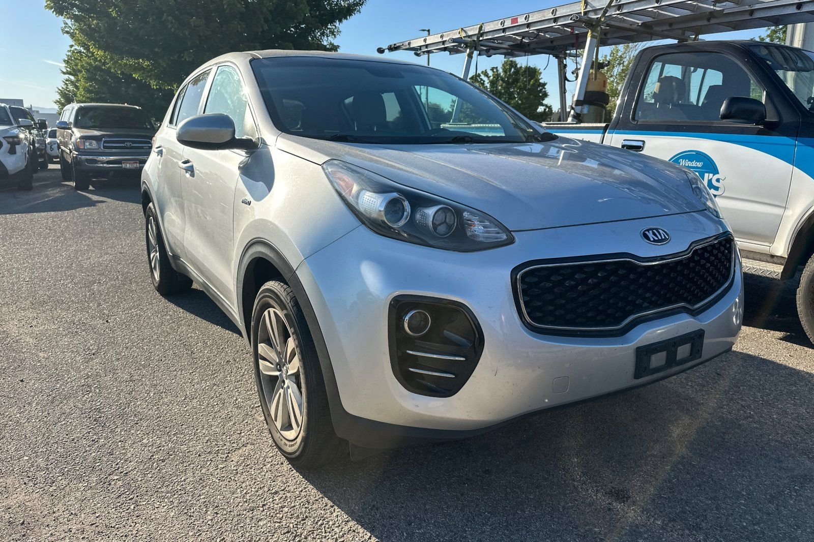 Used 2017 Silver Kia LX image 2