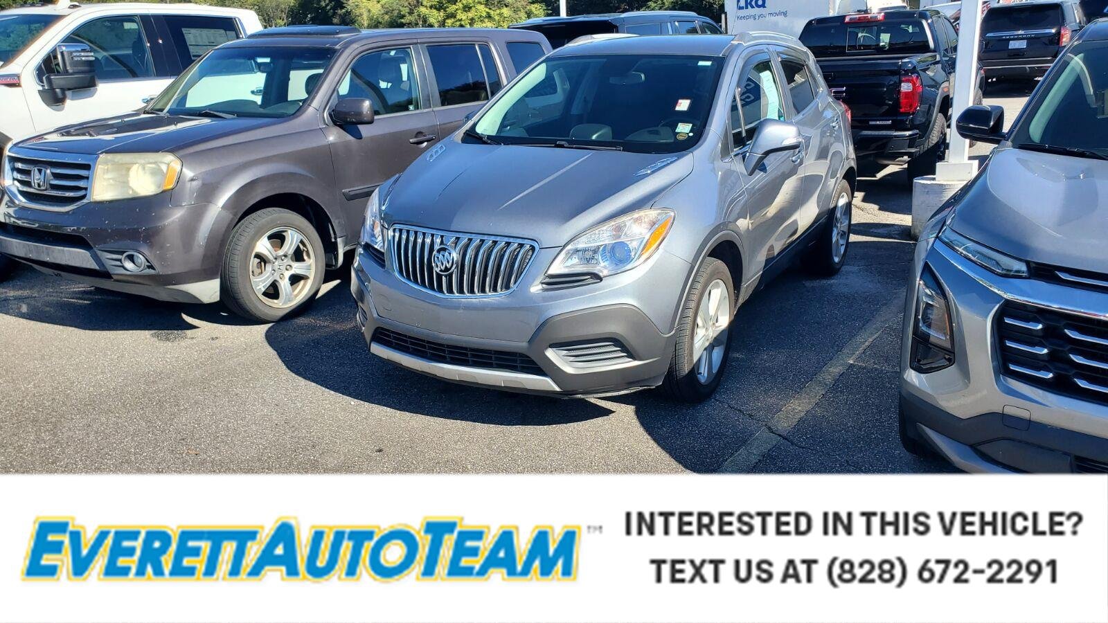 Used 2015 (Built out for 2015 model year. Includes (BT3) Dark Argent Metallic lower accent color.) Buick AWD 4dr image 1