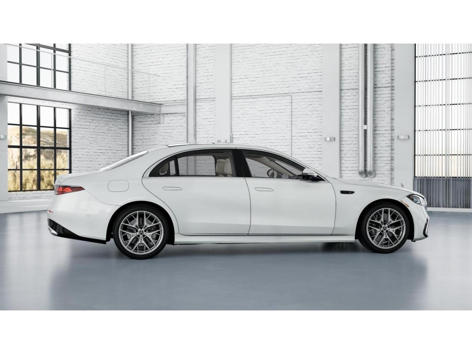 New 2027 MANUFAKTUR Moonlight White Metallic Mercedes-Benz S 580 4D Sedan 4MATIC® image 18
