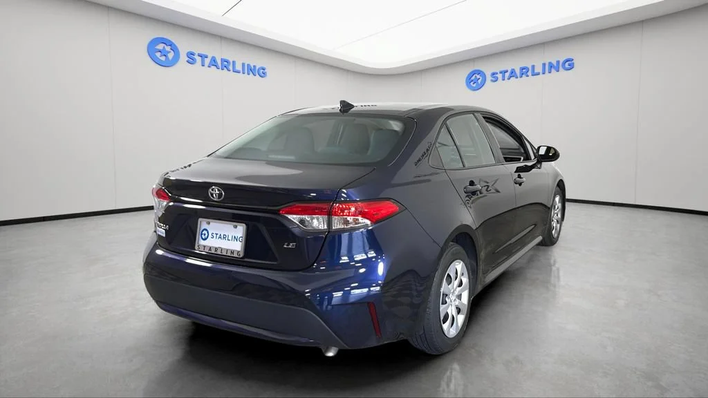 Used 2022 Blue Toyota LE image 8