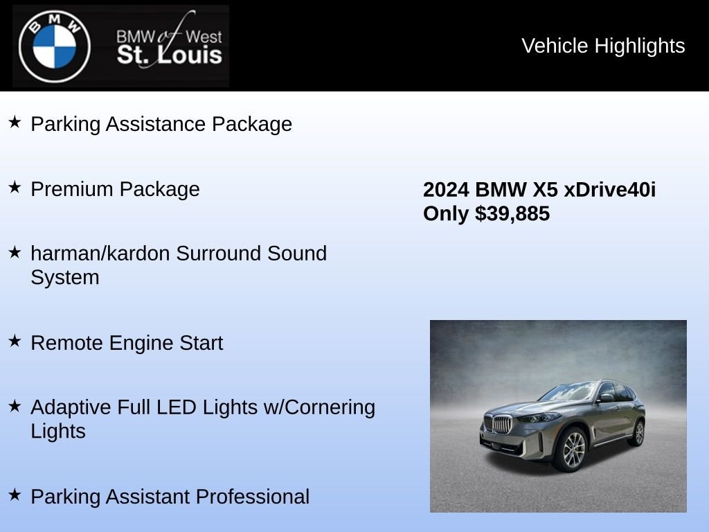 Used 2024 Gray BMW xDrive40i image 8