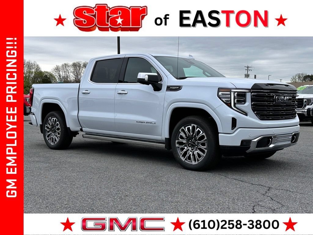 New 2026 Glacier White Tricoat GMC Denali Ultimate image 1