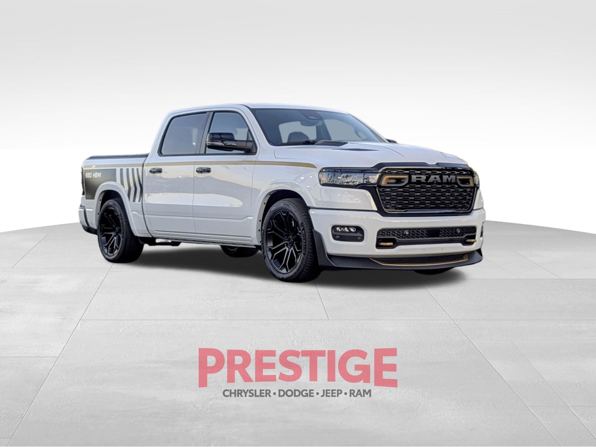 New 2026 Bright White Clear-Coat Exterior Paint RAM DC650 SUPERCHARGED image 3
