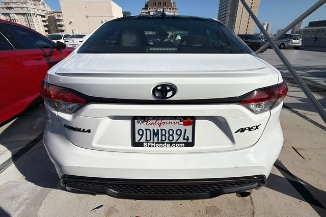 Used 2022 White w/Black Sand Pearl Roof Toyota APEX SE image 9
