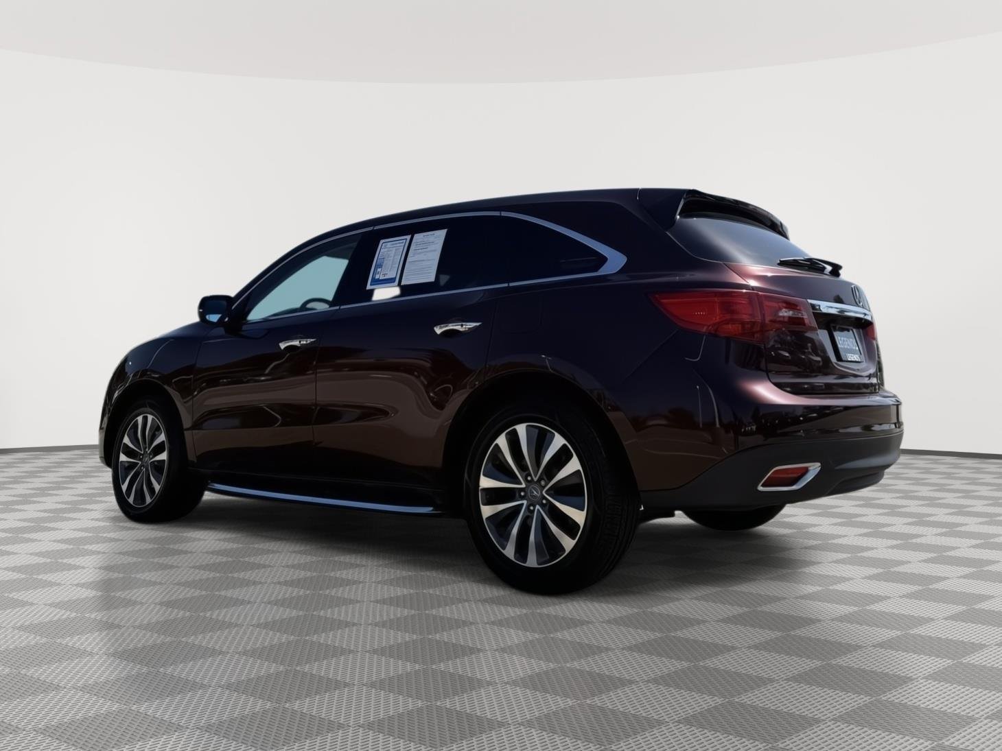 Used 2015 Dark Cherry Pearl Acura Tech/Entertainment Pkg image 4