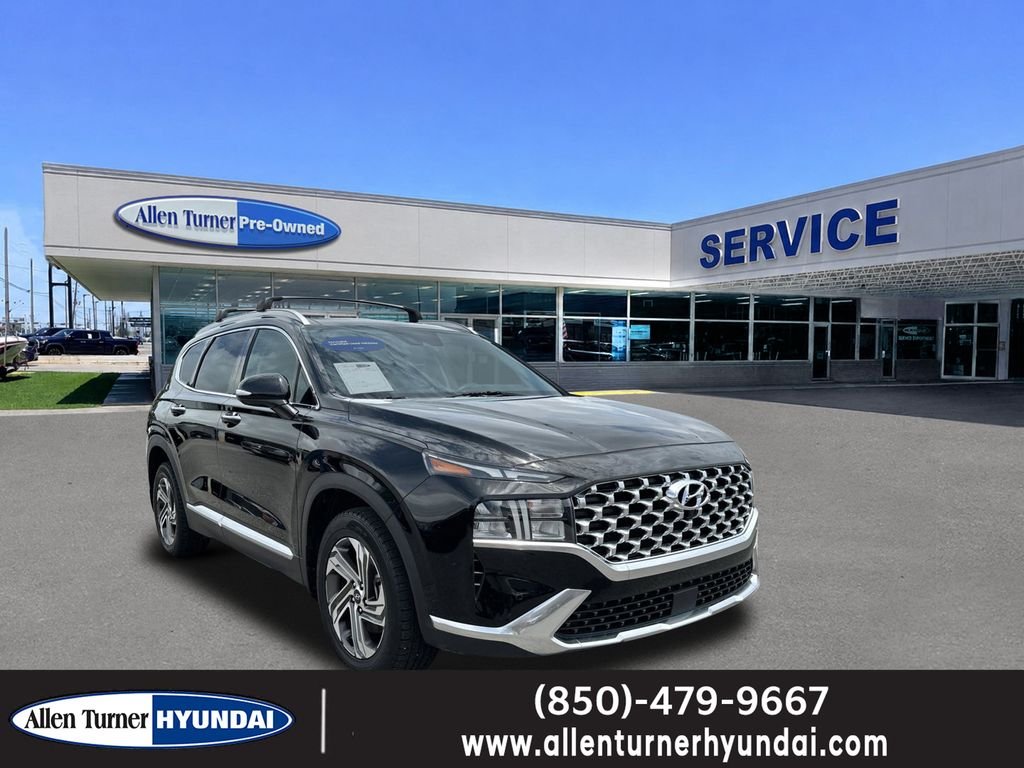 Used 2023 Twilight Black Hyundai SEL image 1