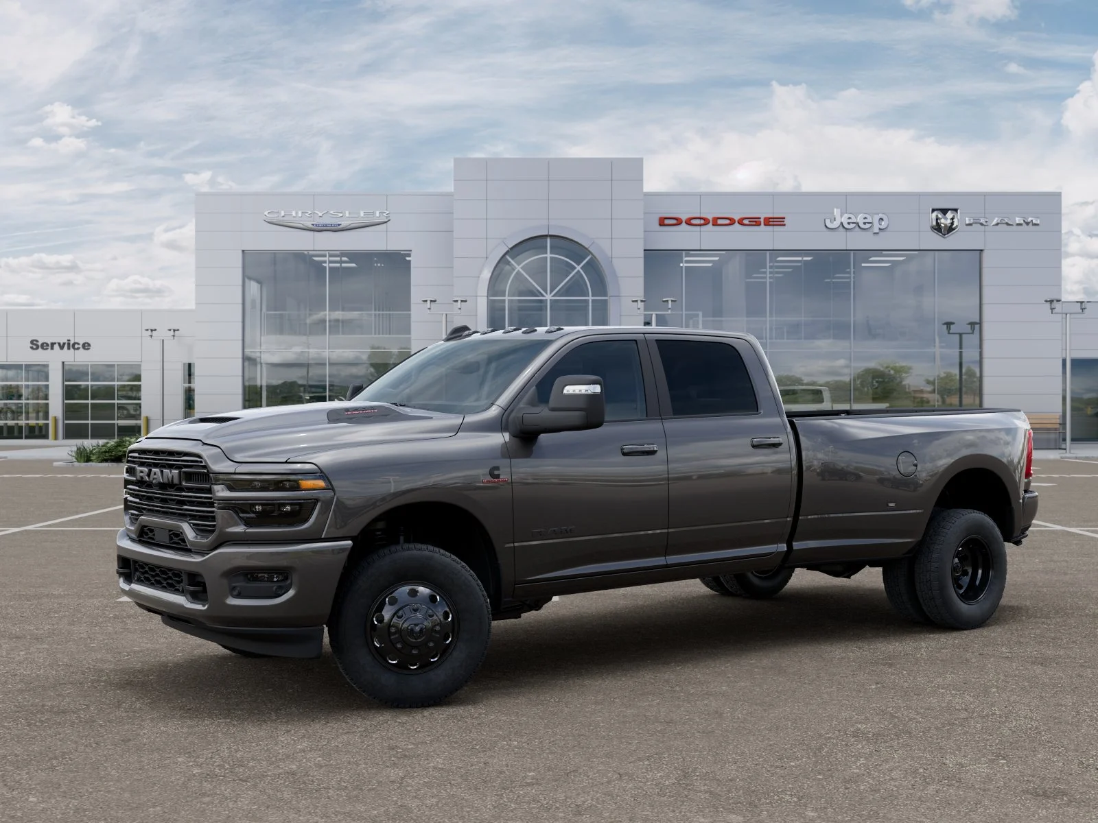 New 2026 Granite Crystal Metallic Clear-Coat Exterior Paint RAM Laramie image 29