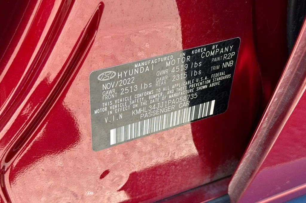 Used 2023 Red Hyundai SEL image 33