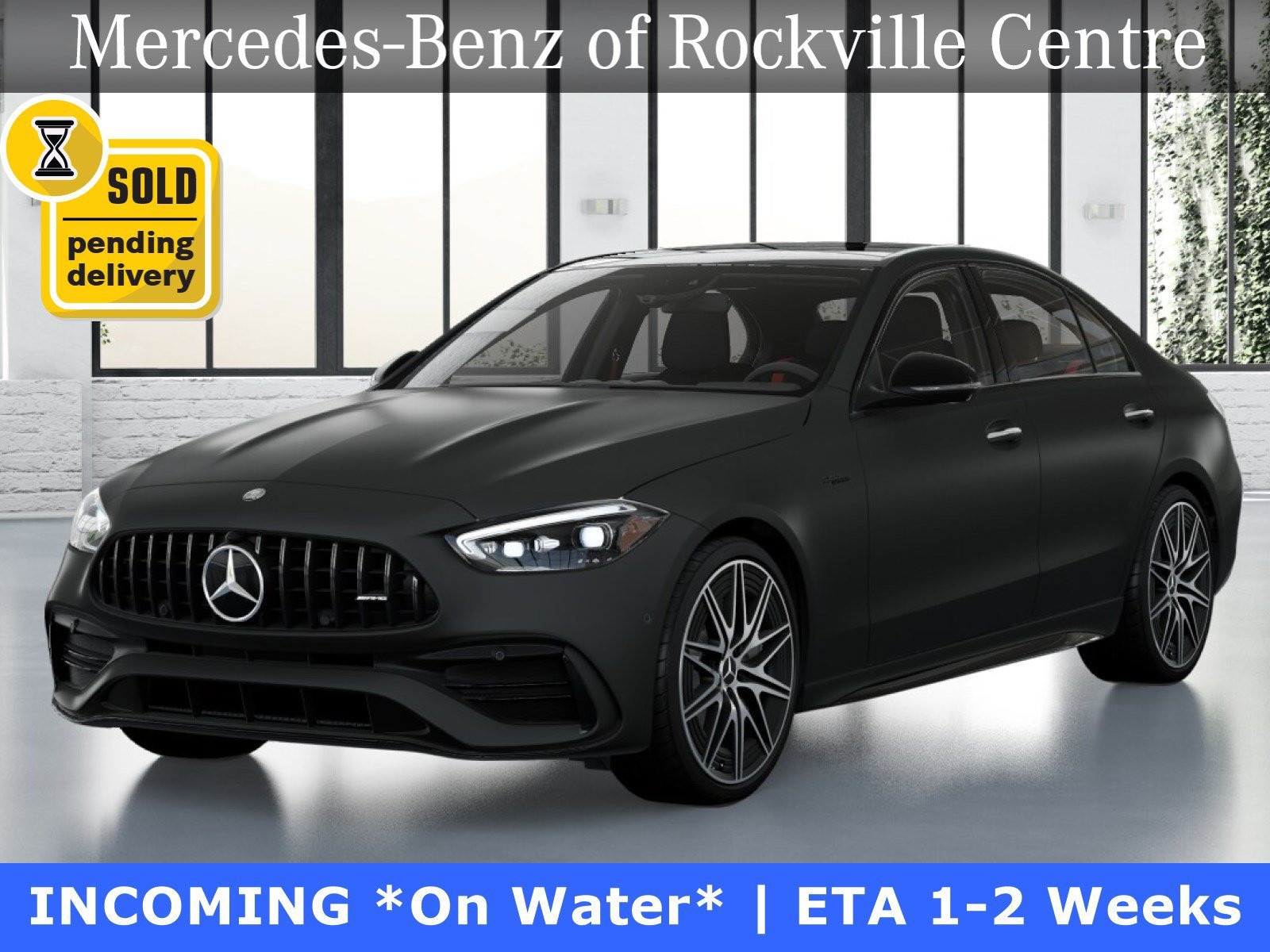 New 2026 MANUFAKTUR exclusive graphite grey magno Mercedes-Benz AMG® C 43 4MATIC Sedan image 1