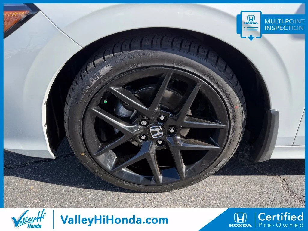 Certified Used 2025 Platinum White Pearl Honda 4D SPORT image 11